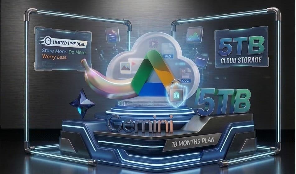 Gemini Pro — 18 Months + Nano Banana + 5TB Google Cloud| Read Description